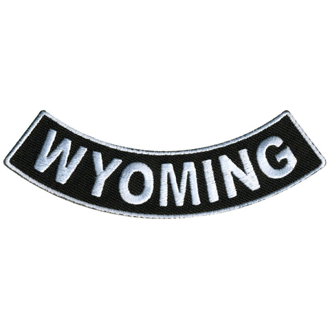 Hot Leathers Wyoming 4” X 1” Bottom Rocker Patch