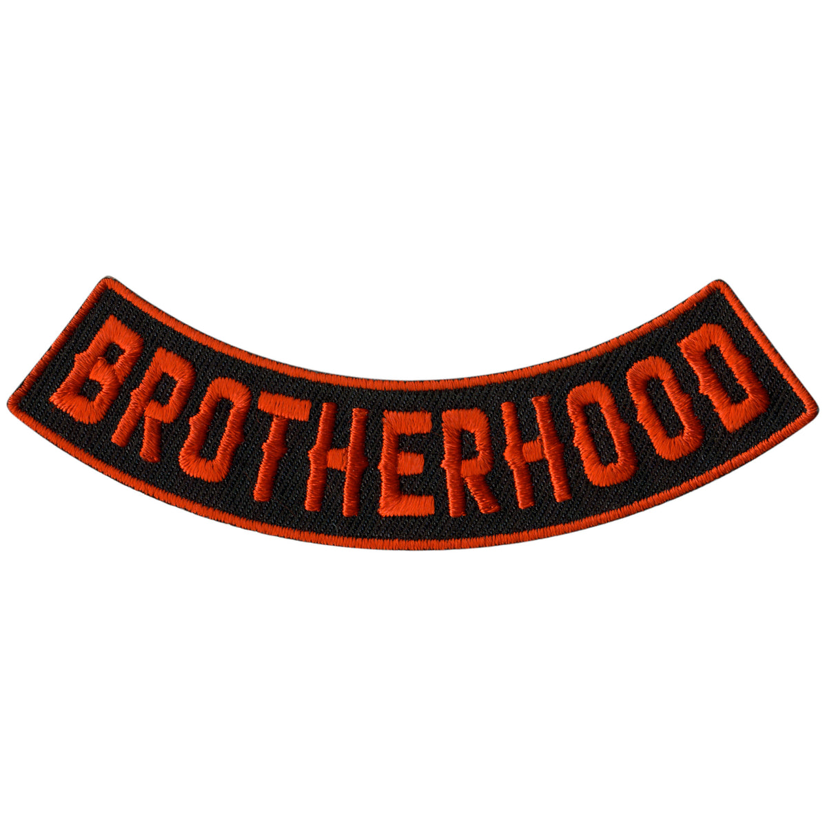 Hot Leathers Brotherhood 4” X 1” Bottom Rocker Patch