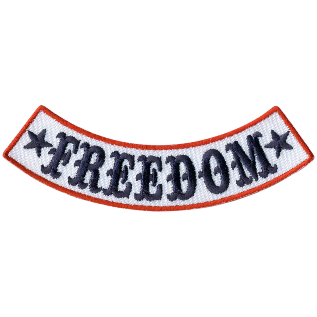 Hot Leathers Freedom 4” X 1” Bottom Rocker Patch
