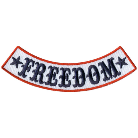 Hot Leathers Freedom 4” X 1” Bottom Rocker Patch