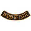 Hot Leathers In God We Trust 4” X 1” Bottom Rocker Patch