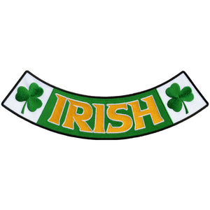 Hot Leathers Irish 12” X 3” Bottom Rocker Patch