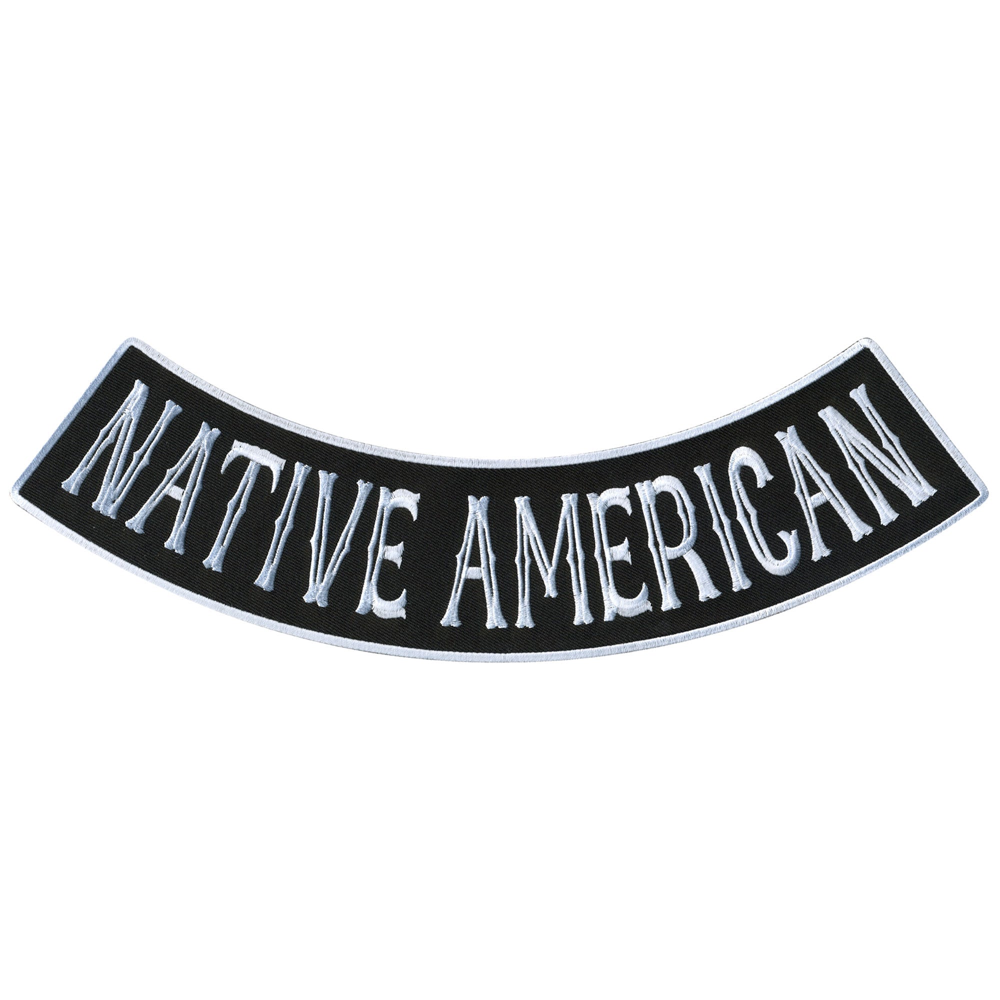 Hot Leathers Native American 12” X 3” Bottom Rocker Patch