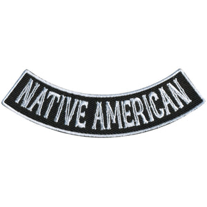 Hot Leathers Native American 4” X 1” Bottom Rocker Patch