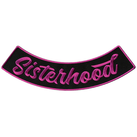 Hot Leathers Sisterhood 10” X 2” Bottom Rocker Patch