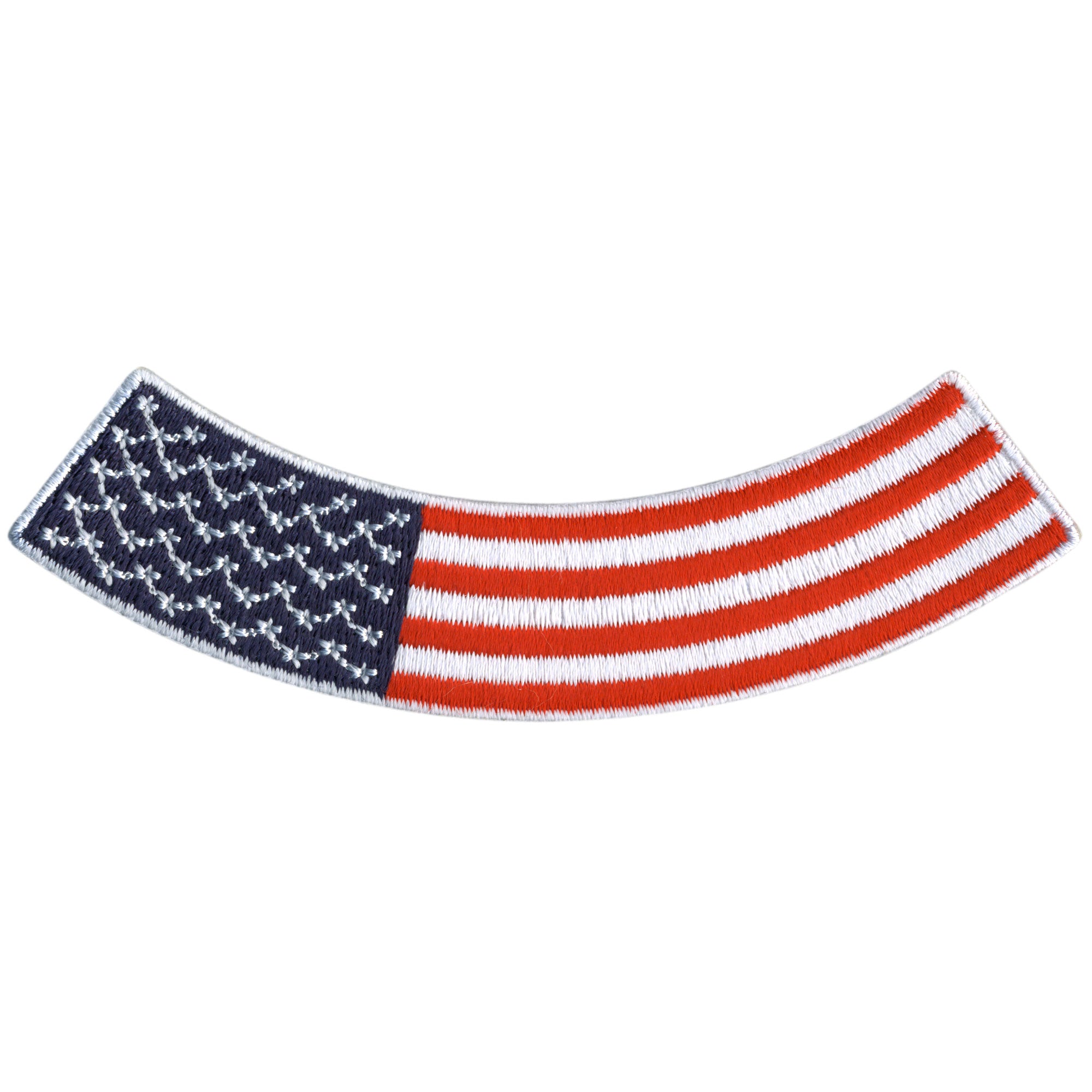 Hot Leathers American Flag 4” X 1” Bottom Rocker Patch