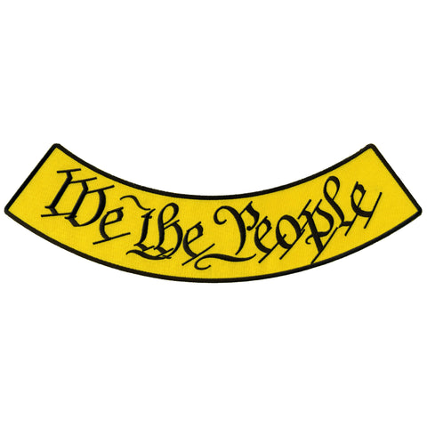 Hot Leathers We The People 12” X 3” Bottom Rocker Patch