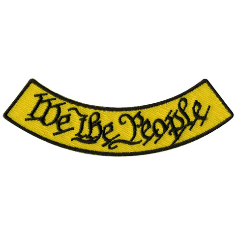 Hot Leathers We The People 4” X 1” Bottom Rocker Patch