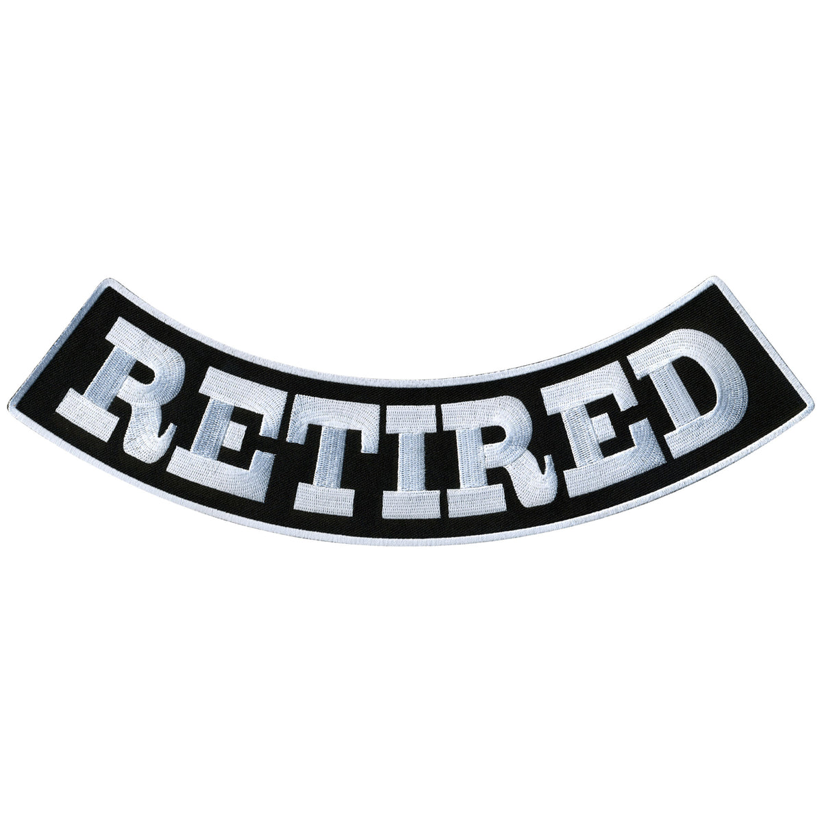Hot Leathers Retired 12” X 3” Bottom Rocker Patch