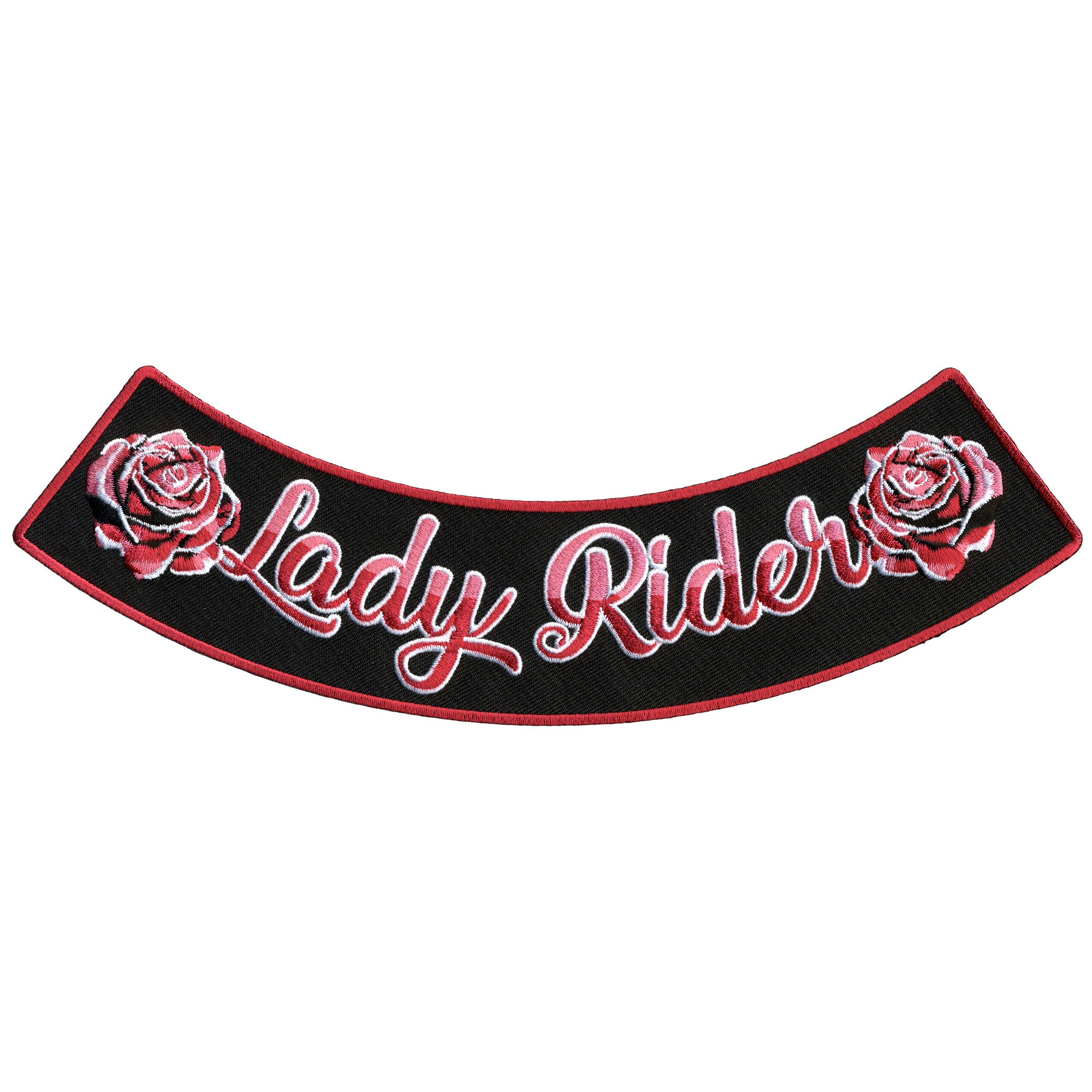 Hot Leathers Lady Rider 10” X 2” Bottom Rocker Patch