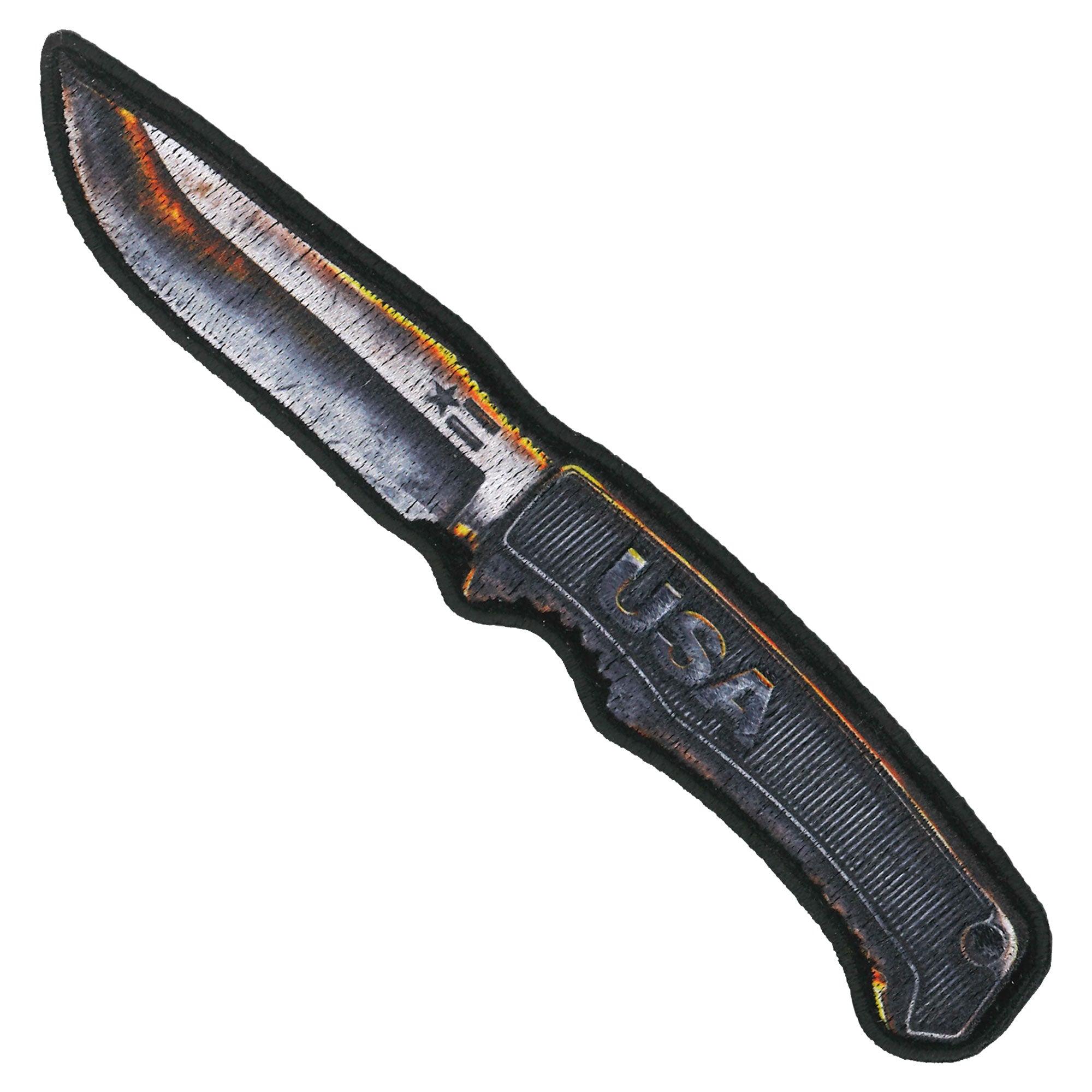Hot Leathers PPQ1193 USA Knife 6" Patch