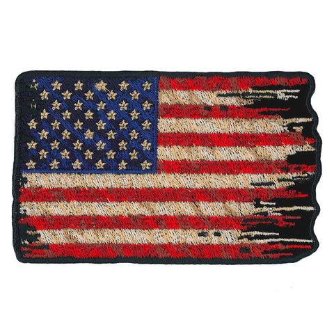 PATCH TATTERED FLAG 4"