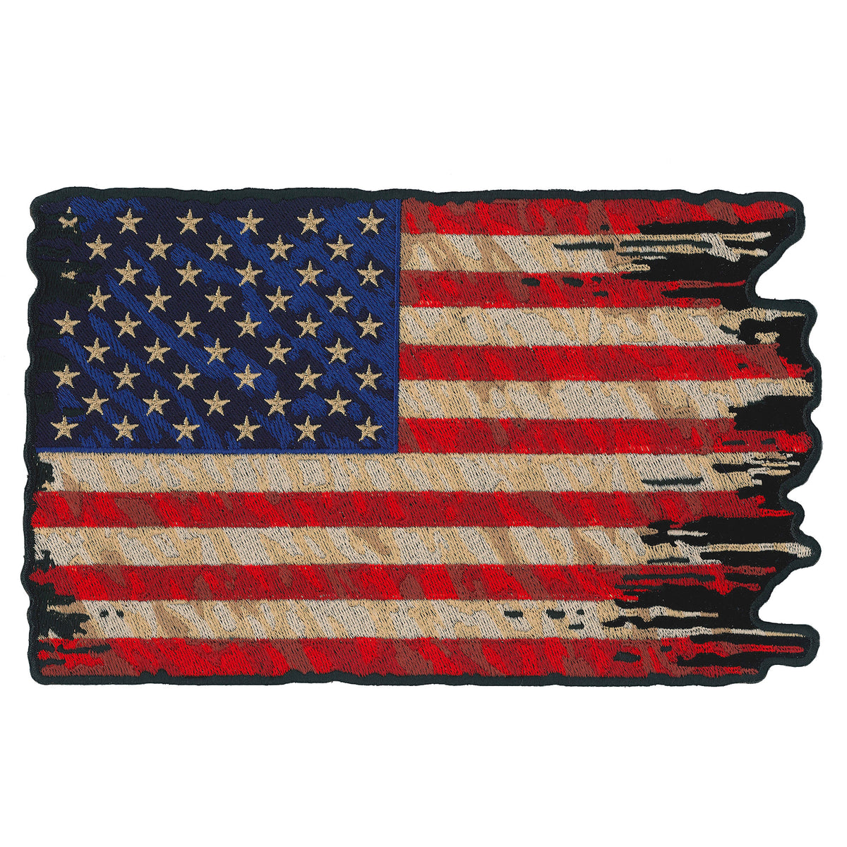 PATCH TATTERED FLAG 9"