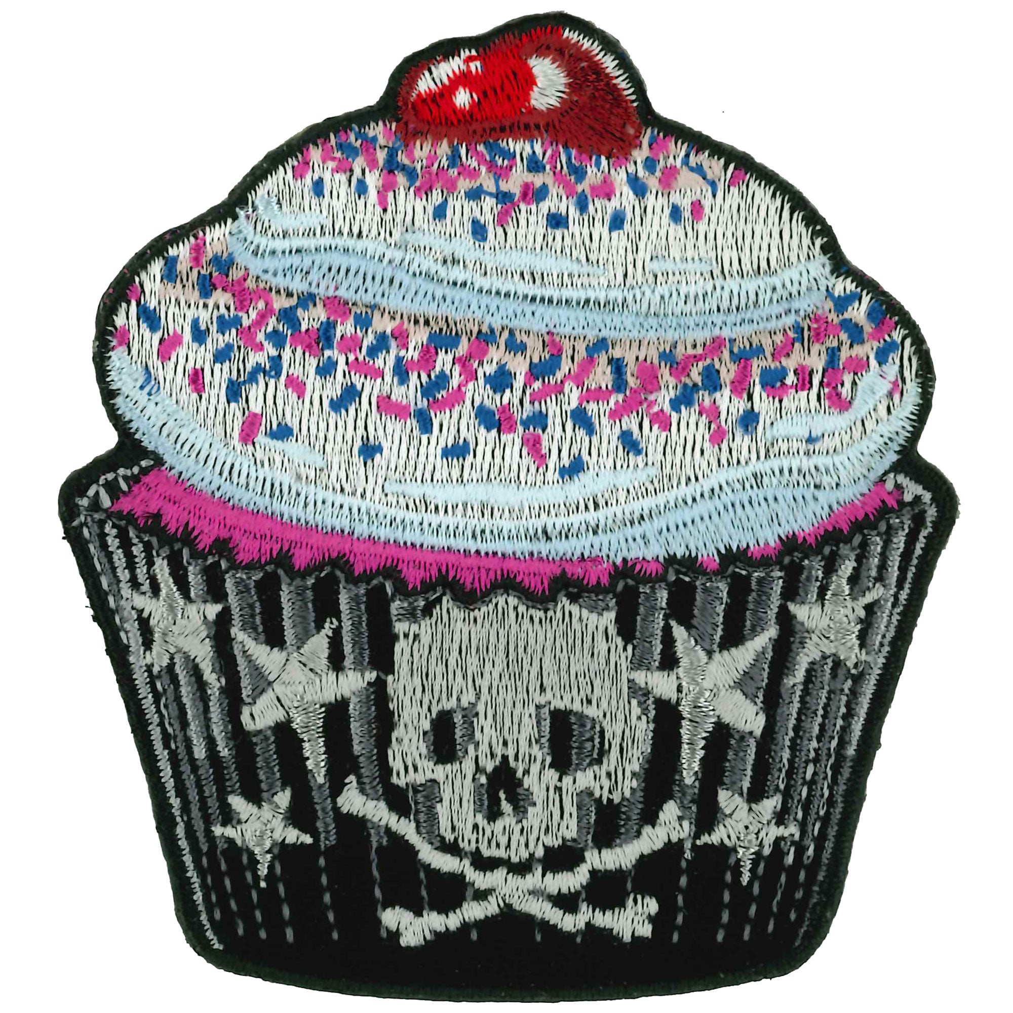 Hot Leathers Cupcake Skull 3.25" Patch