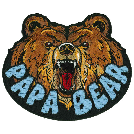 Hot Leathers Papa Bear 3.5" Patch