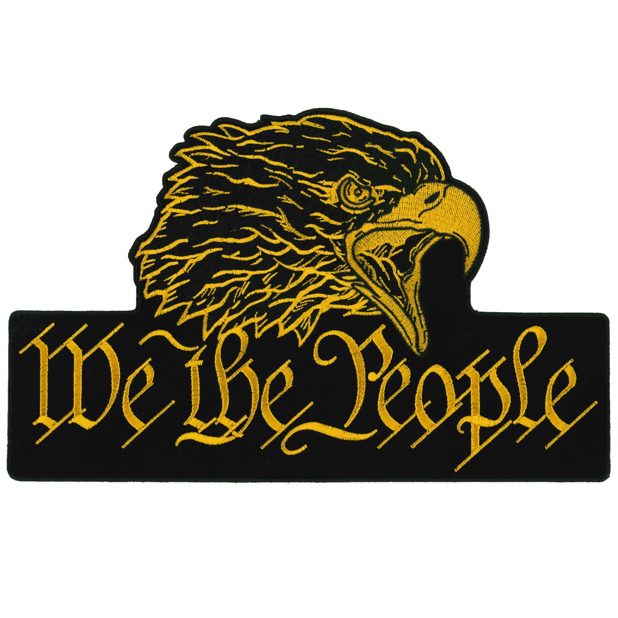 Hot Leathers We The People Eagle 10" Patch