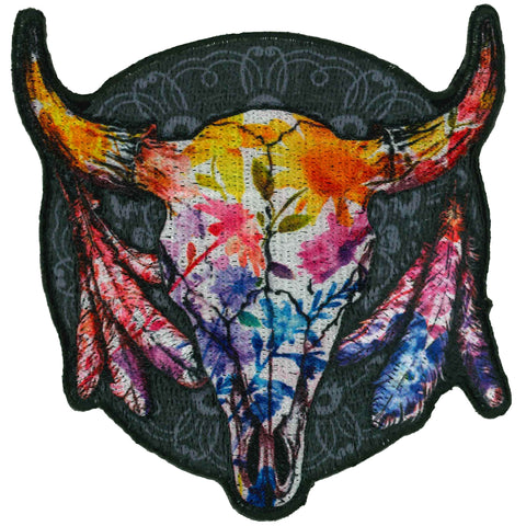 Hot Leathers Wildflowers 3.5" Patch