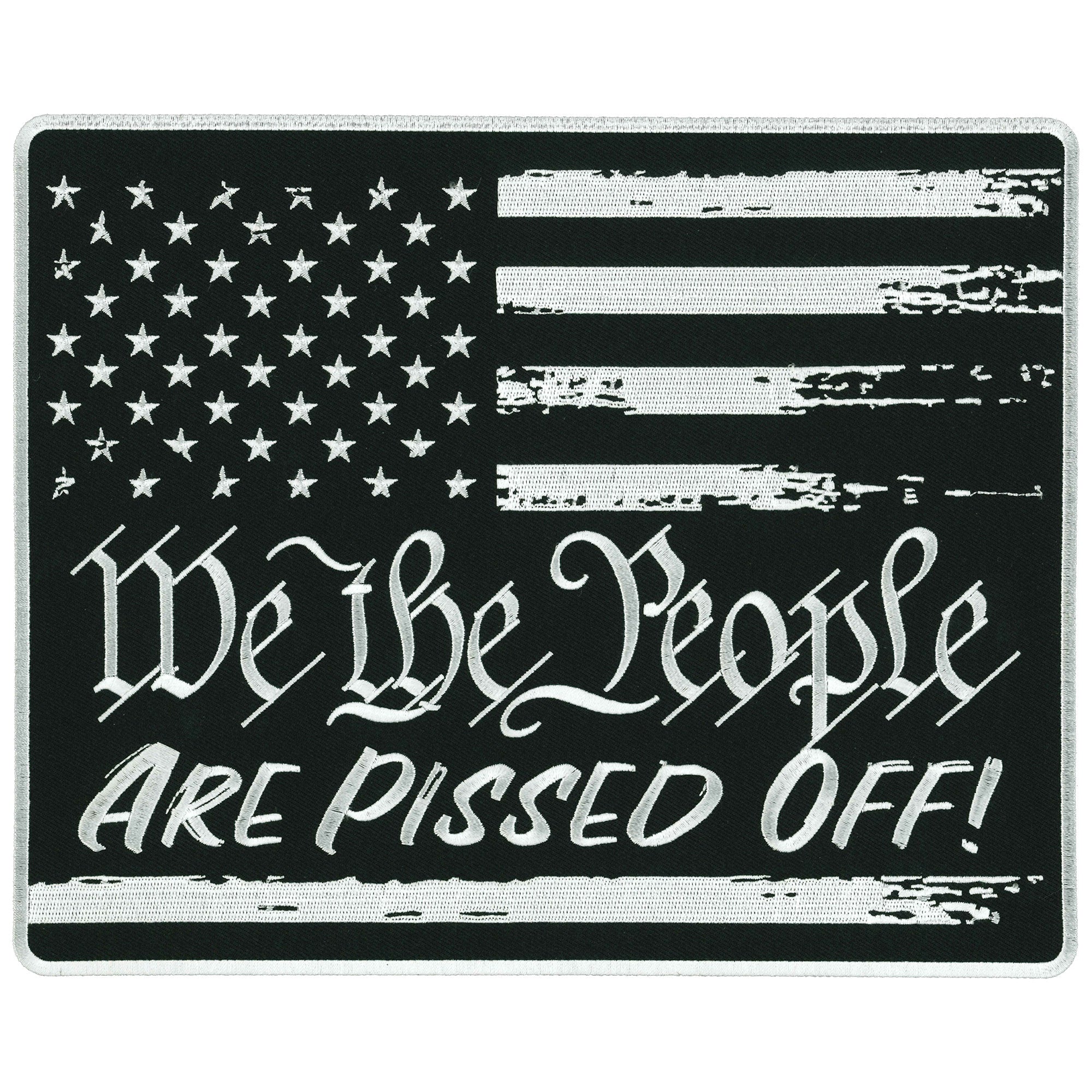 Hot Leathers We The People Are Pissed Off 10" Patch