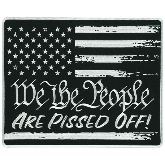 Hot Leathers We The People Are Pissed Off 10" Patch