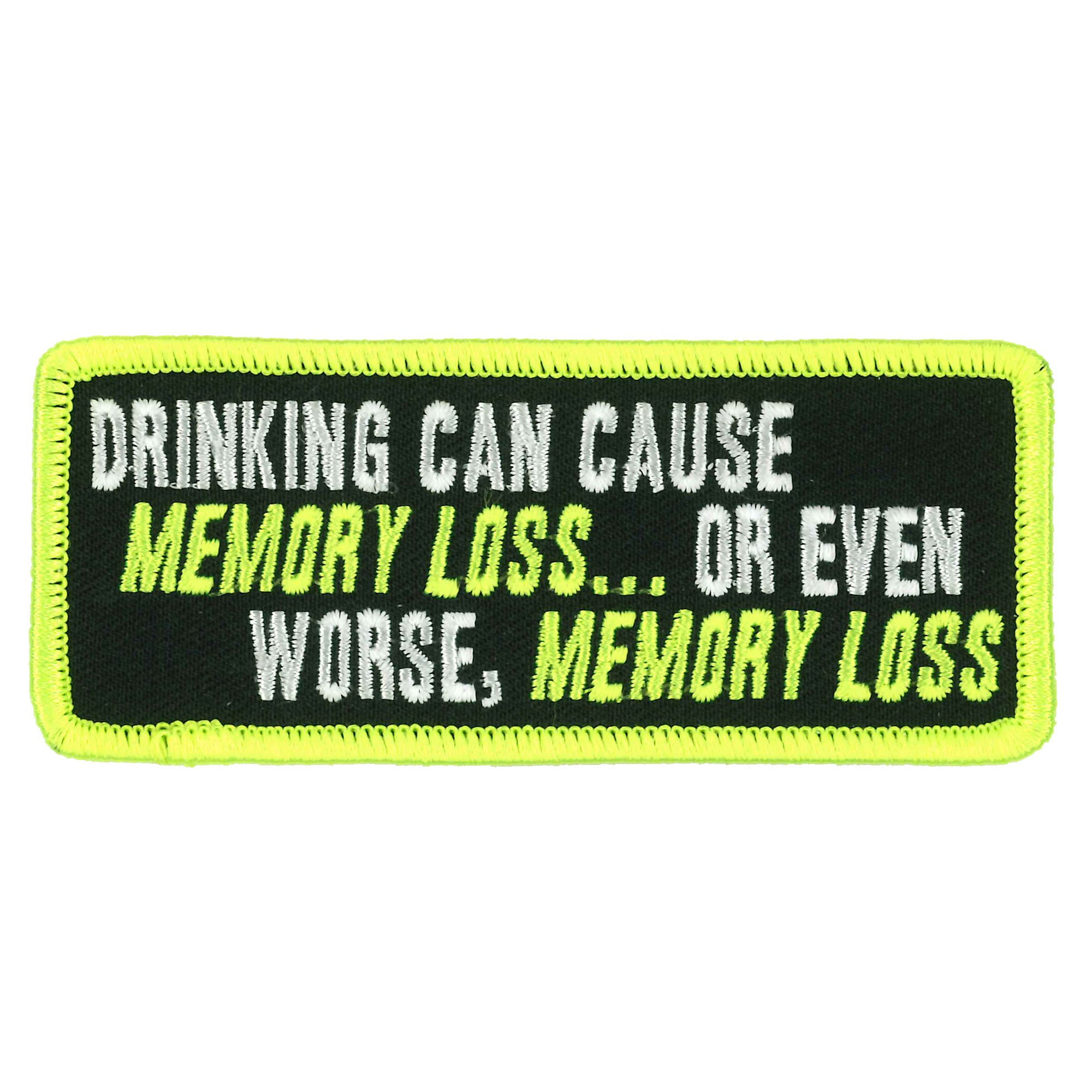 Hot Leathers 4" Drinking Memory Loss Patch