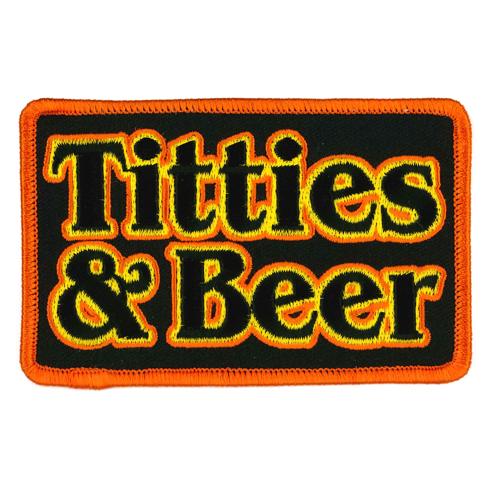 Hot Leathers 4" Titties and Beer Patch