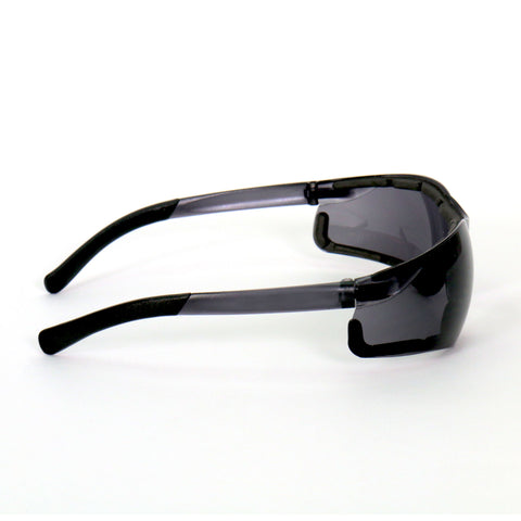 Hot Leathers Safety Wings Sunglasses with Smoke Mirror Lenses