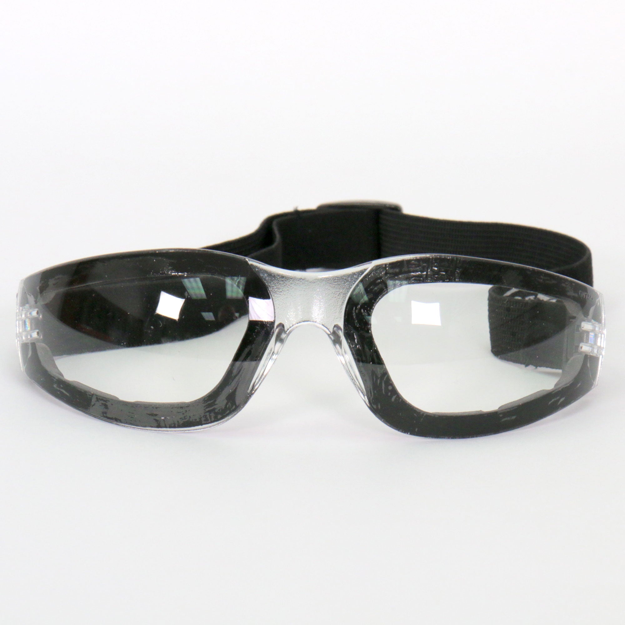 Hot Leather Safety Sunglasses Goggles with Clear Lenses