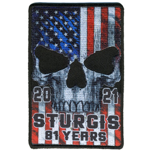 2021 Sturgis Motorcycle Rally Patriot Patch