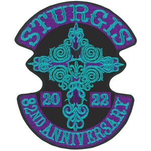 2022 Sturgis Motorcycle Rally Cross De Lis Patch