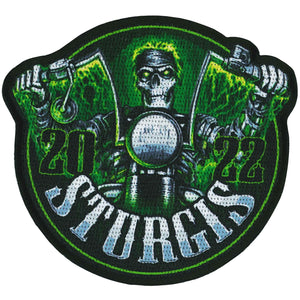 2022 Sturgis Motorcycle Rally #1 Design Skull Riders Patch