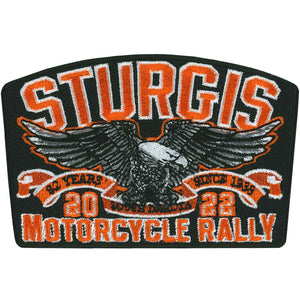 2022 Sturgis Motorcycle Rally Straight Wing Eagle Patch