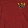 2022 Sturgis Motorcycle Rally SPB1008 Crazy Buffalo Men's Cardinal T Shirt
