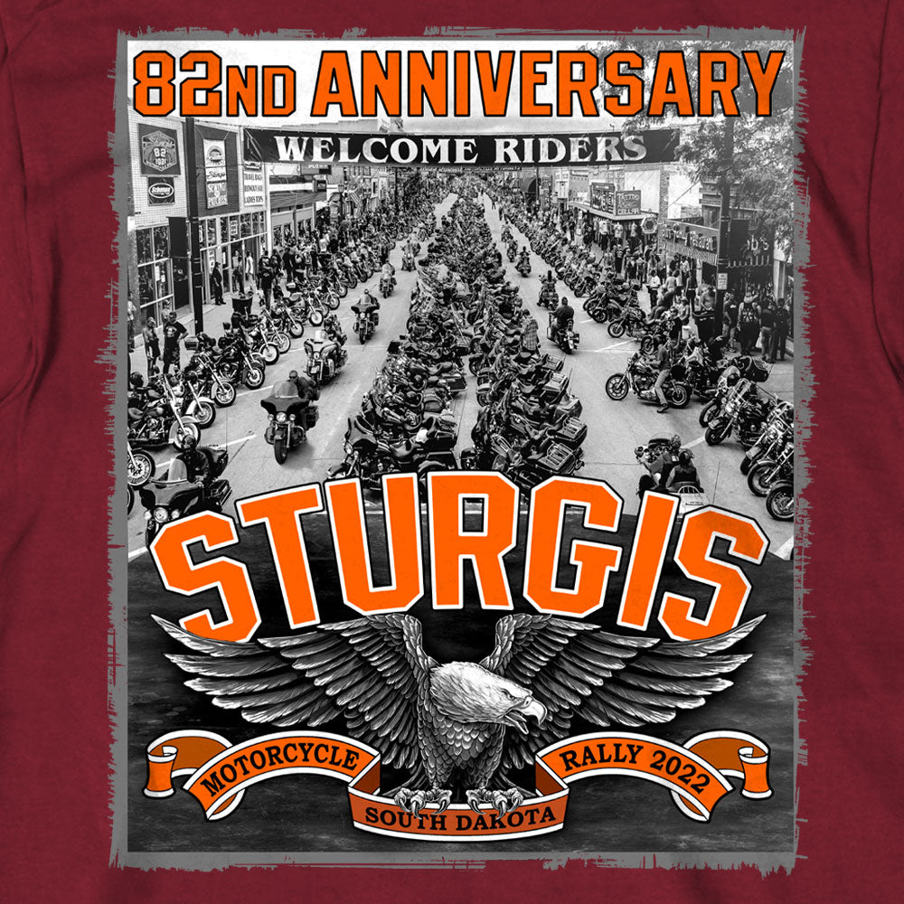 2022 Sturgis Motorcycle Rally Main Street Photo Shirt