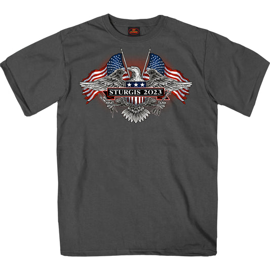 2023 Stugis Vintage Patriot Charcoal T-Shirt