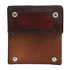 Hot Leathers 6" Bifold Wallet in Antique Brown