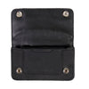 Hot Leathers WLC3101 Black Naked Leather Wallet with Change Pocket and Chain
