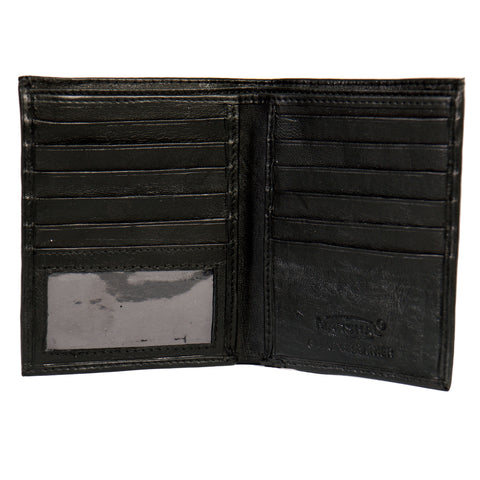 Hot Leathers Bifold RFID Blocking Wallet with Zipper Pocket