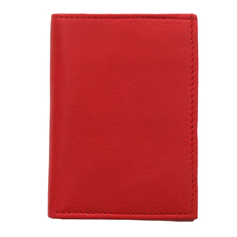 Hot Leathers Red Credit Card Holding Wallet