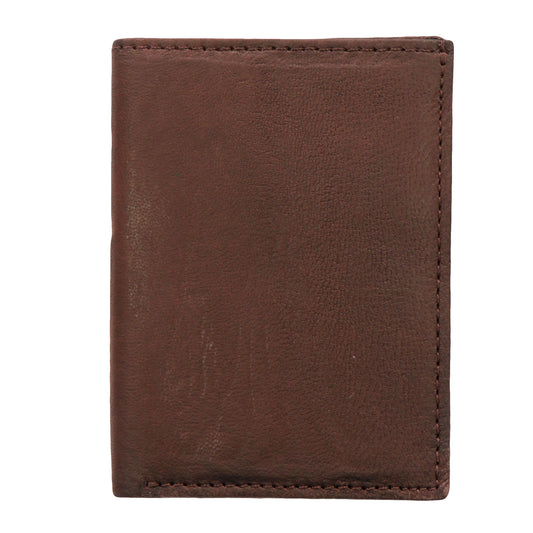 Hot Leathers Brown Credit Card Holding Wallet