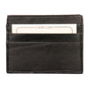 Hot Leathers Black Credit Card Holding Wallet
