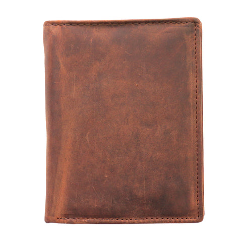 Hot Leathers Bifold Leather Wallet with RFID