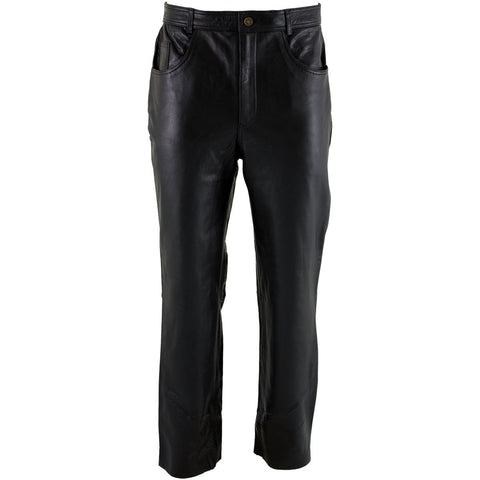Xelement B7400 Men's 'Classic' Black Fitted Leather Pants – Hot Leathers