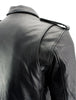 Xelement B7101 'Classic Armored' Men's Black High-Grade Leather Motorcycle Biker Jacket with X-Armor Protection