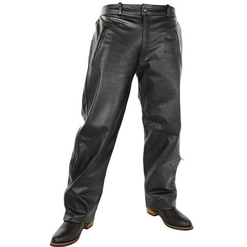 Xelement B4402 Men's Advanced Black and Grey Advanced X-Armored Tri-Tex  Fabric Motorcycle Pants 32 