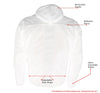 Xelement B91033 Men's 'Requiem' Black Mesh Jacket with X-Armor and Removable Hoodie