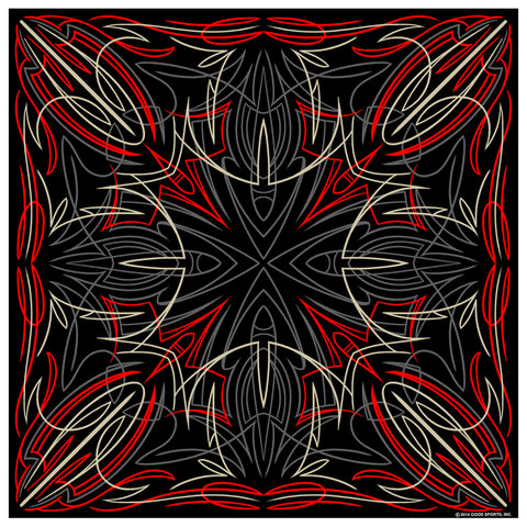 Hot Leathers BAB1074 Pinstripe Bandana