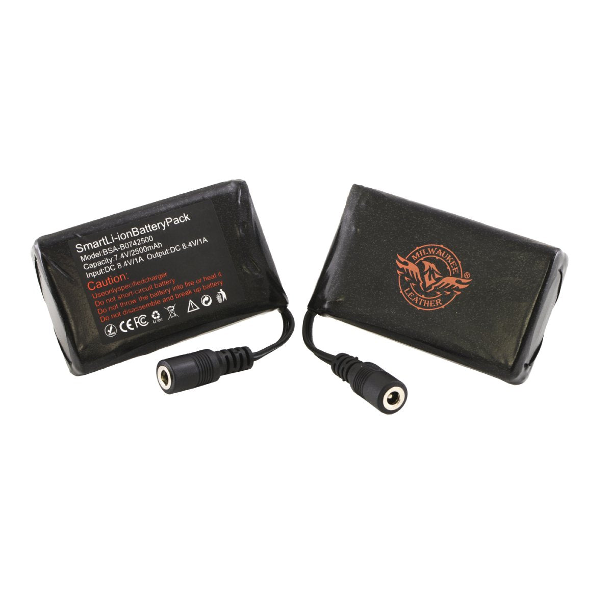Milwaukee Leather Universal Twin Battery Pack for Milwaukee Leather 'Heated' Gloves