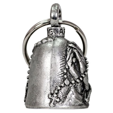Hot Leathers BEA1055 Hands with Rosary Guardian Bell