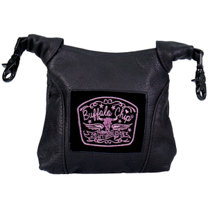 Official Sturgis Buffalo Chip USA Made Leather Clip Pouch