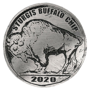 Official 2020 Sturgis Buffalo Chip Buffalo Nickel Pin